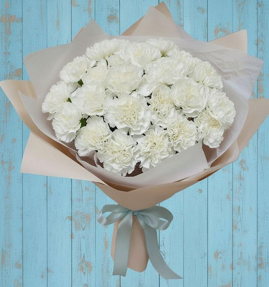 Букет цветов из: Гвоздики в Барнауле