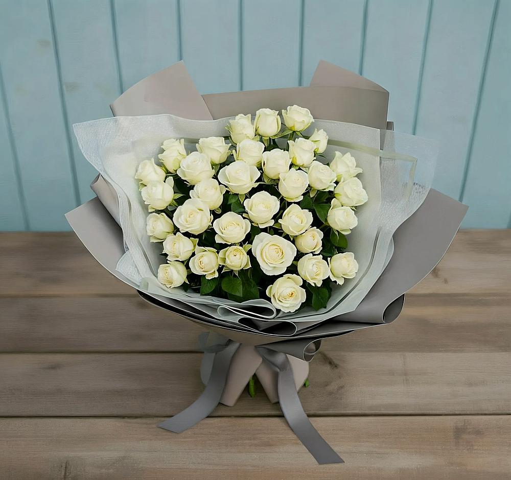 Букет Белоснежная нежность в Барнауле