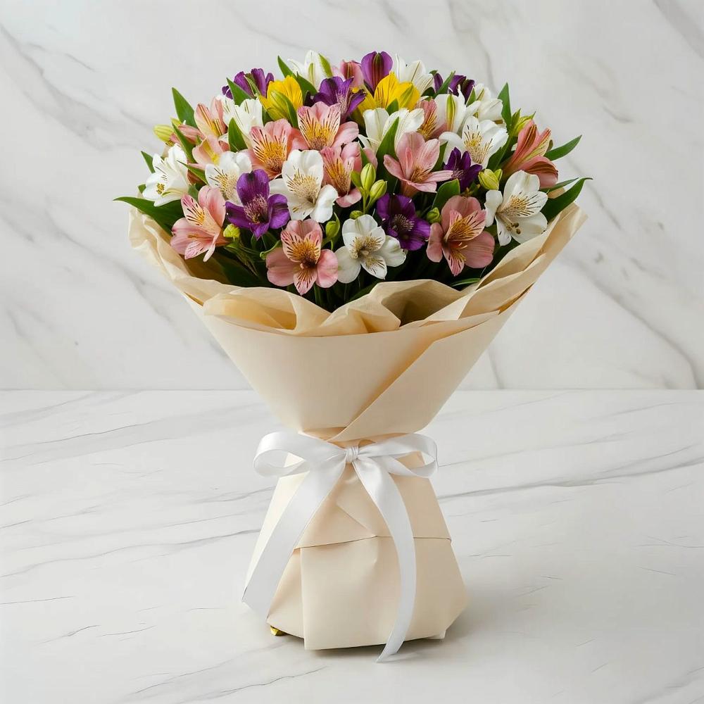 Букет цветов из: Альстромерии в Барнауле