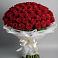 Букет 101 Красная роза Блэк Мэджик в Барнауле