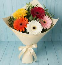 Букет цветов из:  Герберы в Барнауле