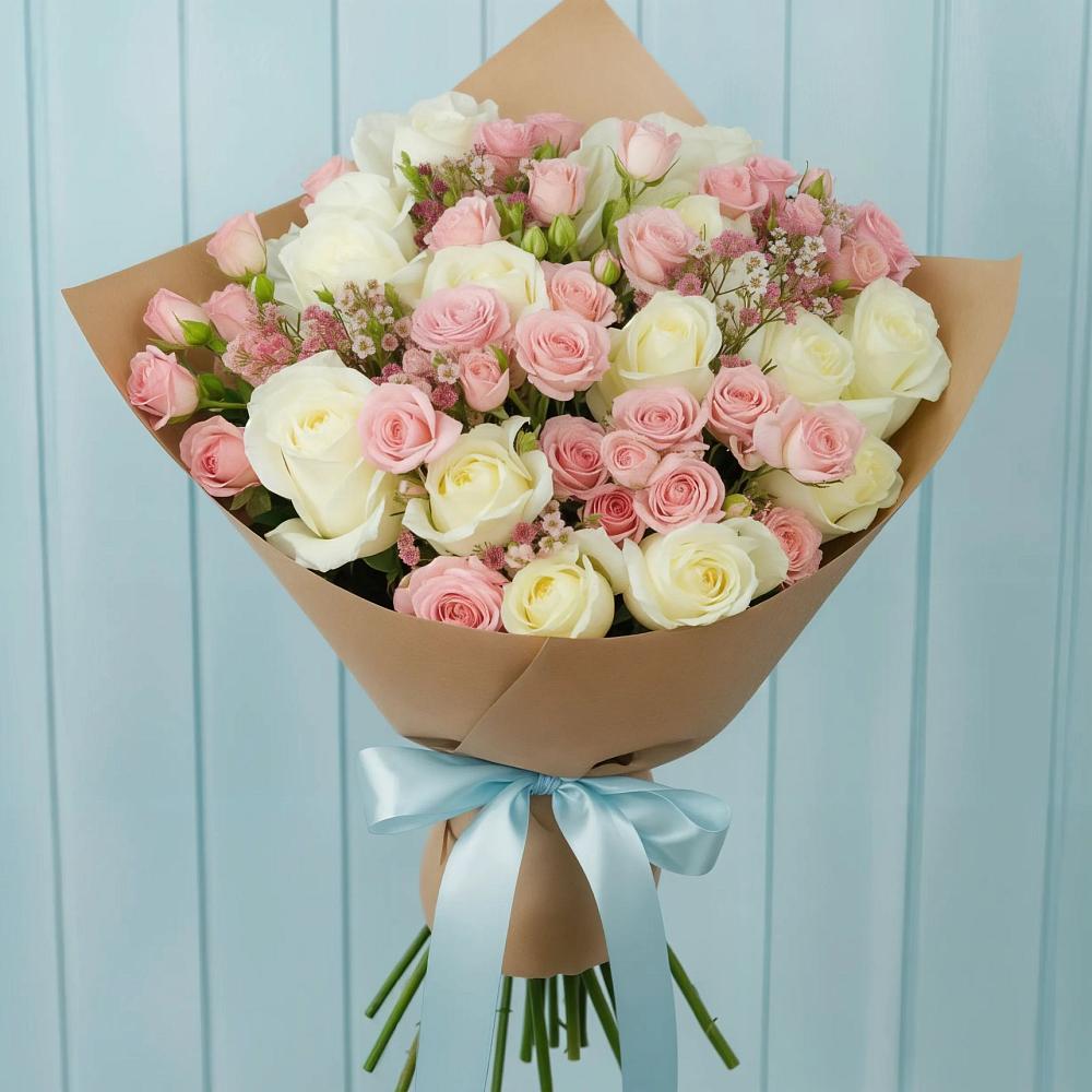 Букет цветов из: Розы в Барнауле