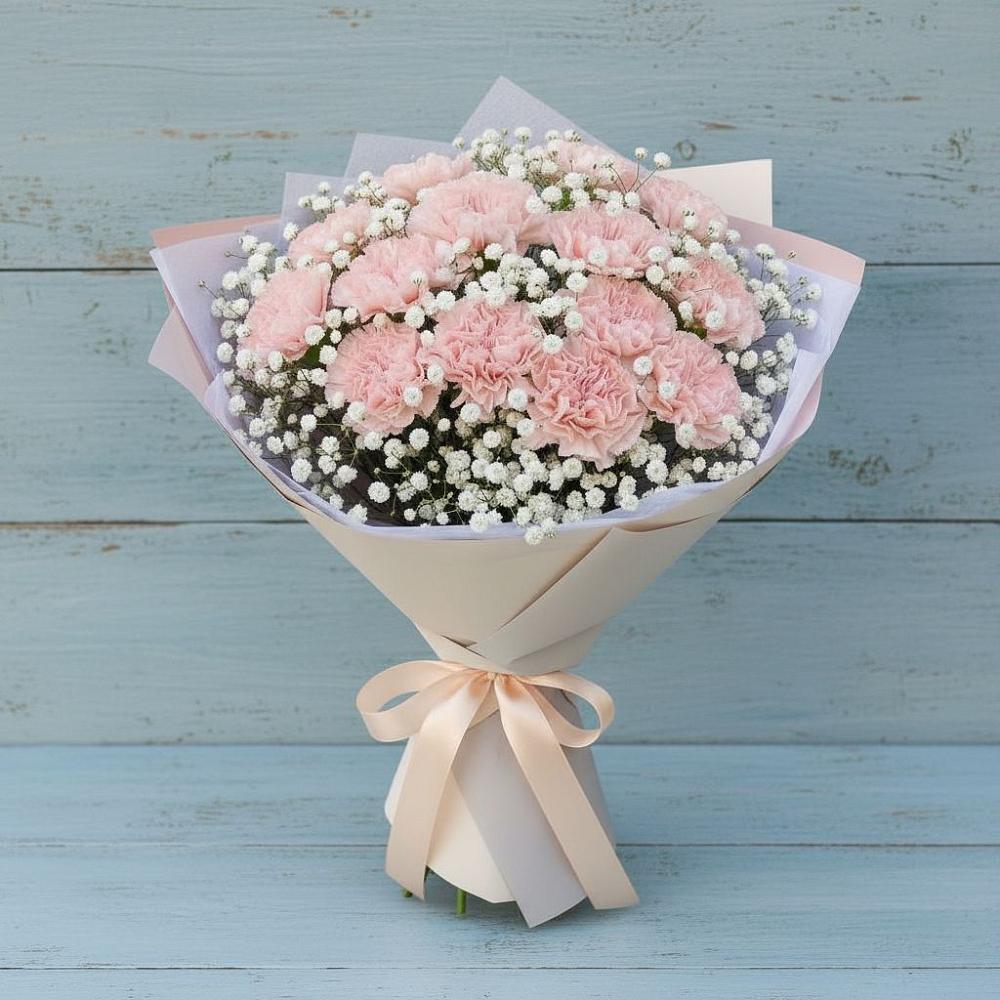 Букет цветов из: Гвоздики в Барнауле