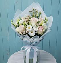 Букет цветов из:  Розы и Лизиантусы #REPLACE_PRED# Барнауле