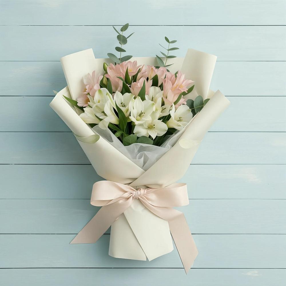 Букет цветов из: Альстромерии в Барнауле