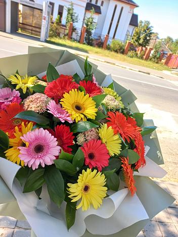 Букет цветов из: Герберы в Барнауле