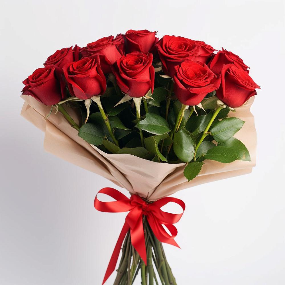 Букет 11 Красных роз Эдлесс Лав в Барнауле