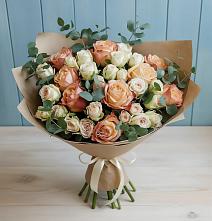 Букет цветов из:  Альстромерии и Розы #REPLACE_PRED# Барнауле