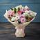 Букет цветов из: Хризантемы, Альстромерии и Розы в Барнауле